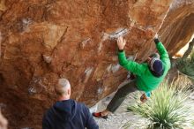 Bouldering in Hueco Tanks on 02/22/2019 with Blue Lizard Climbing and Yoga

Filename: SRM_20190222_1531530.jpg
Aperture: f/4.5
Shutter Speed: 1/320
Body: Canon EOS-1D Mark II
Lens: Canon EF 50mm f/1.8 II