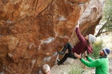 Bouldering in Hueco Tanks on 02/22/2019 with Blue Lizard Climbing and Yoga

Filename: SRM_20190222_1537260.jpg
Aperture: f/4.0
Shutter Speed: 1/320
Body: Canon EOS-1D Mark II
Lens: Canon EF 50mm f/1.8 II