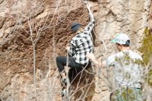 Bouldering in Hueco Tanks on 02/22/2019 with Blue Lizard Climbing and Yoga

Filename: SRM_20190222_1538280.jpg
Aperture: f/4.0
Shutter Speed: 1/4000
Body: Canon EOS-1D Mark II
Lens: Canon EF 50mm f/1.8 II