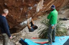 Bouldering in Hueco Tanks on 02/22/2019 with Blue Lizard Climbing and Yoga

Filename: SRM_20190222_1541450.jpg
Aperture: f/4.0
Shutter Speed: 1/400
Body: Canon EOS-1D Mark II
Lens: Canon EF 50mm f/1.8 II
