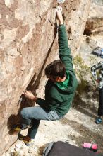 Bouldering in Hueco Tanks on 02/22/2019 with Blue Lizard Climbing and Yoga

Filename: SRM_20190222_1549290.jpg
Aperture: f/4.0
Shutter Speed: 1/2000
Body: Canon EOS-1D Mark II
Lens: Canon EF 50mm f/1.8 II