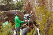 Bouldering in Hueco Tanks on 02/22/2019 with Blue Lizard Climbing and Yoga

Filename: SRM_20190222_1553250.jpg
Aperture: f/4.0
Shutter Speed: 1/500
Body: Canon EOS-1D Mark II
Lens: Canon EF 50mm f/1.8 II