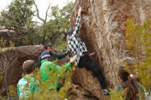 Bouldering in Hueco Tanks on 02/22/2019 with Blue Lizard Climbing and Yoga

Filename: SRM_20190222_1554230.jpg
Aperture: f/4.0
Shutter Speed: 1/500
Body: Canon EOS-1D Mark II
Lens: Canon EF 50mm f/1.8 II