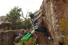 Bouldering in Hueco Tanks on 02/22/2019 with Blue Lizard Climbing and Yoga

Filename: SRM_20190222_1554340.jpg
Aperture: f/4.0
Shutter Speed: 1/640
Body: Canon EOS-1D Mark II
Lens: Canon EF 50mm f/1.8 II