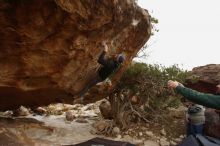 Bouldering in Hueco Tanks on 02/22/2019 with Blue Lizard Climbing and Yoga

Filename: SRM_20190222_1630110.jpg
Aperture: f/4.0
Shutter Speed: 1/500
Body: Canon EOS-1D Mark II
Lens: Canon EF 16-35mm f/2.8 L