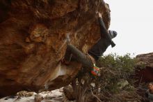 Bouldering in Hueco Tanks on 02/22/2019 with Blue Lizard Climbing and Yoga

Filename: SRM_20190222_1631530.jpg
Aperture: f/5.6
Shutter Speed: 1/250
Body: Canon EOS-1D Mark II
Lens: Canon EF 16-35mm f/2.8 L