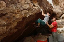 Bouldering in Hueco Tanks on 02/22/2019 with Blue Lizard Climbing and Yoga

Filename: SRM_20190222_1650360.jpg
Aperture: f/5.0
Shutter Speed: 1/1000
Body: Canon EOS-1D Mark II
Lens: Canon EF 16-35mm f/2.8 L