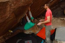 Bouldering in Hueco Tanks on 02/22/2019 with Blue Lizard Climbing and Yoga

Filename: SRM_20190222_1655310.jpg
Aperture: f/5.6
Shutter Speed: 1/250
Body: Canon EOS-1D Mark II
Lens: Canon EF 16-35mm f/2.8 L