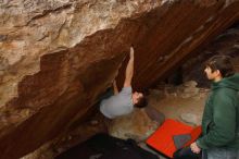 Bouldering in Hueco Tanks on 02/22/2019 with Blue Lizard Climbing and Yoga

Filename: SRM_20190222_1657090.jpg
Aperture: f/5.6
Shutter Speed: 1/250
Body: Canon EOS-1D Mark II
Lens: Canon EF 16-35mm f/2.8 L