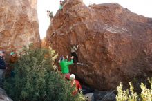 Bouldering in Hueco Tanks on 02/24/2019 with Blue Lizard Climbing and Yoga

Filename: SRM_20190224_1027280.jpg
Aperture: f/5.6
Shutter Speed: 1/250
Body: Canon EOS-1D Mark II
Lens: Canon EF 16-35mm f/2.8 L