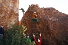 Bouldering in Hueco Tanks on 02/24/2019 with Blue Lizard Climbing and Yoga

Filename: SRM_20190224_1030080.jpg
Aperture: f/5.6
Shutter Speed: 1/320
Body: Canon EOS-1D Mark II
Lens: Canon EF 16-35mm f/2.8 L