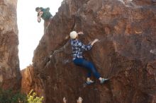 Bouldering in Hueco Tanks on 02/24/2019 with Blue Lizard Climbing and Yoga

Filename: SRM_20190224_1035110.jpg
Aperture: f/4.0
Shutter Speed: 1/800
Body: Canon EOS-1D Mark II
Lens: Canon EF 50mm f/1.8 II