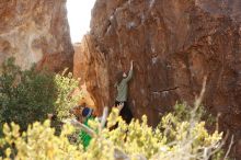 Bouldering in Hueco Tanks on 02/24/2019 with Blue Lizard Climbing and Yoga

Filename: SRM_20190224_1040000.jpg
Aperture: f/4.0
Shutter Speed: 1/500
Body: Canon EOS-1D Mark II
Lens: Canon EF 50mm f/1.8 II
