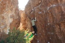 Bouldering in Hueco Tanks on 02/24/2019 with Blue Lizard Climbing and Yoga

Filename: SRM_20190224_1040570.jpg
Aperture: f/4.0
Shutter Speed: 1/500
Body: Canon EOS-1D Mark II
Lens: Canon EF 50mm f/1.8 II