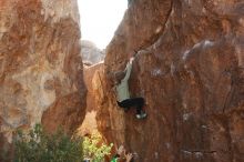 Bouldering in Hueco Tanks on 02/24/2019 with Blue Lizard Climbing and Yoga

Filename: SRM_20190224_1041450.jpg
Aperture: f/4.0
Shutter Speed: 1/640
Body: Canon EOS-1D Mark II
Lens: Canon EF 50mm f/1.8 II