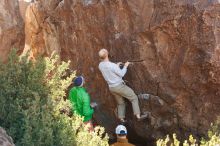 Bouldering in Hueco Tanks on 02/24/2019 with Blue Lizard Climbing and Yoga

Filename: SRM_20190224_1043550.jpg
Aperture: f/4.0
Shutter Speed: 1/400
Body: Canon EOS-1D Mark II
Lens: Canon EF 50mm f/1.8 II