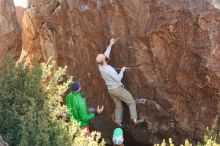 Bouldering in Hueco Tanks on 02/24/2019 with Blue Lizard Climbing and Yoga

Filename: SRM_20190224_1043560.jpg
Aperture: f/4.0
Shutter Speed: 1/400
Body: Canon EOS-1D Mark II
Lens: Canon EF 50mm f/1.8 II