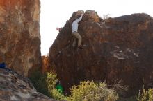 Bouldering in Hueco Tanks on 02/24/2019 with Blue Lizard Climbing and Yoga

Filename: SRM_20190224_1045170.jpg
Aperture: f/4.0
Shutter Speed: 1/1600
Body: Canon EOS-1D Mark II
Lens: Canon EF 50mm f/1.8 II