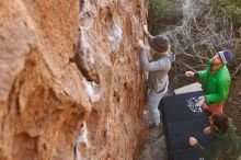 Bouldering in Hueco Tanks on 02/24/2019 with Blue Lizard Climbing and Yoga

Filename: SRM_20190224_1050150.jpg
Aperture: f/4.0
Shutter Speed: 1/200
Body: Canon EOS-1D Mark II
Lens: Canon EF 16-35mm f/2.8 L