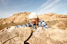 Bouldering in Hueco Tanks on 02/24/2019 with Blue Lizard Climbing and Yoga

Filename: SRM_20190224_1056210.jpg
Aperture: f/5.0
Shutter Speed: 1/8000
Body: Canon EOS-1D Mark II
Lens: Canon EF 16-35mm f/2.8 L