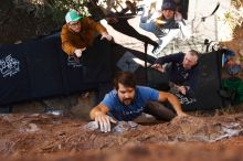Bouldering in Hueco Tanks on 02/24/2019 with Blue Lizard Climbing and Yoga

Filename: SRM_20190224_1058110.jpg
Aperture: f/5.0
Shutter Speed: 1/250
Body: Canon EOS-1D Mark II
Lens: Canon EF 16-35mm f/2.8 L