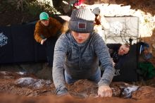 Bouldering in Hueco Tanks on 02/24/2019 with Blue Lizard Climbing and Yoga

Filename: SRM_20190224_1102530.jpg
Aperture: f/5.0
Shutter Speed: 1/320
Body: Canon EOS-1D Mark II
Lens: Canon EF 16-35mm f/2.8 L