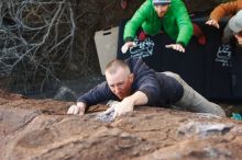 Bouldering in Hueco Tanks on 02/24/2019 with Blue Lizard Climbing and Yoga

Filename: SRM_20190224_1107020.jpg
Aperture: f/4.0
Shutter Speed: 1/320
Body: Canon EOS-1D Mark II
Lens: Canon EF 50mm f/1.8 II