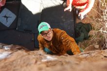 Bouldering in Hueco Tanks on 02/24/2019 with Blue Lizard Climbing and Yoga

Filename: SRM_20190224_1112030.jpg
Aperture: f/4.0
Shutter Speed: 1/250
Body: Canon EOS-1D Mark II
Lens: Canon EF 50mm f/1.8 II