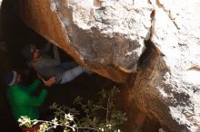 Bouldering in Hueco Tanks on 02/24/2019 with Blue Lizard Climbing and Yoga

Filename: SRM_20190224_1133040.jpg
Aperture: f/4.0
Shutter Speed: 1/640
Body: Canon EOS-1D Mark II
Lens: Canon EF 50mm f/1.8 II