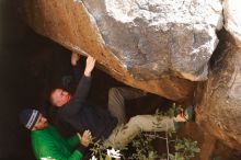 Bouldering in Hueco Tanks on 02/24/2019 with Blue Lizard Climbing and Yoga

Filename: SRM_20190224_1135130.jpg
Aperture: f/4.0
Shutter Speed: 1/400
Body: Canon EOS-1D Mark II
Lens: Canon EF 50mm f/1.8 II