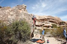 Bouldering in Hueco Tanks on 02/24/2019 with Blue Lizard Climbing and Yoga

Filename: SRM_20190224_1203060.jpg
Aperture: f/5.6
Shutter Speed: 1/3200
Body: Canon EOS-1D Mark II
Lens: Canon EF 16-35mm f/2.8 L