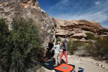 Bouldering in Hueco Tanks on 02/24/2019 with Blue Lizard Climbing and Yoga

Filename: SRM_20190224_1208300.jpg
Aperture: f/5.6
Shutter Speed: 1/250
Body: Canon EOS-1D Mark II
Lens: Canon EF 16-35mm f/2.8 L