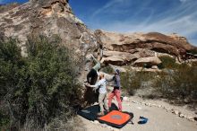Bouldering in Hueco Tanks on 02/24/2019 with Blue Lizard Climbing and Yoga

Filename: SRM_20190224_1208380.jpg
Aperture: f/5.6
Shutter Speed: 1/250
Body: Canon EOS-1D Mark II
Lens: Canon EF 16-35mm f/2.8 L