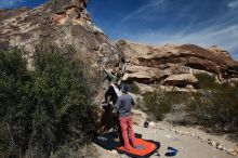 Bouldering in Hueco Tanks on 02/24/2019 with Blue Lizard Climbing and Yoga

Filename: SRM_20190224_1208580.jpg
Aperture: f/5.6
Shutter Speed: 1/320
Body: Canon EOS-1D Mark II
Lens: Canon EF 16-35mm f/2.8 L