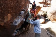 Bouldering in Hueco Tanks on 02/24/2019 with Blue Lizard Climbing and Yoga

Filename: SRM_20190224_1213080.jpg
Aperture: f/4.0
Shutter Speed: 1/2000
Body: Canon EOS-1D Mark II
Lens: Canon EF 16-35mm f/2.8 L