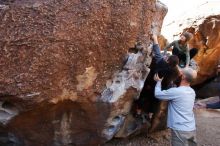 Bouldering in Hueco Tanks on 02/24/2019 with Blue Lizard Climbing and Yoga

Filename: SRM_20190224_1215400.jpg
Aperture: f/4.0
Shutter Speed: 1/800
Body: Canon EOS-1D Mark II
Lens: Canon EF 16-35mm f/2.8 L