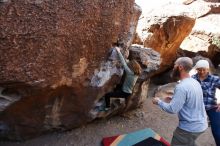 Bouldering in Hueco Tanks on 02/24/2019 with Blue Lizard Climbing and Yoga

Filename: SRM_20190224_1224300.jpg
Aperture: f/5.6
Shutter Speed: 1/500
Body: Canon EOS-1D Mark II
Lens: Canon EF 16-35mm f/2.8 L