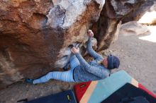 Bouldering in Hueco Tanks on 02/24/2019 with Blue Lizard Climbing and Yoga

Filename: SRM_20190224_1239310.jpg
Aperture: f/5.0
Shutter Speed: 1/400
Body: Canon EOS-1D Mark II
Lens: Canon EF 16-35mm f/2.8 L