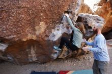 Bouldering in Hueco Tanks on 02/24/2019 with Blue Lizard Climbing and Yoga

Filename: SRM_20190224_1241000.jpg
Aperture: f/5.6
Shutter Speed: 1/160
Body: Canon EOS-1D Mark II
Lens: Canon EF 16-35mm f/2.8 L