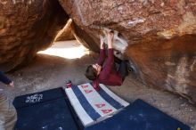 Bouldering in Hueco Tanks on 02/24/2019 with Blue Lizard Climbing and Yoga

Filename: SRM_20190224_1244570.jpg
Aperture: f/5.6
Shutter Speed: 1/125
Body: Canon EOS-1D Mark II
Lens: Canon EF 16-35mm f/2.8 L
