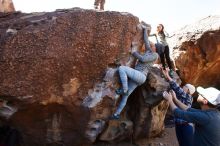 Bouldering in Hueco Tanks on 02/24/2019 with Blue Lizard Climbing and Yoga

Filename: SRM_20190224_1247570.jpg
Aperture: f/5.6
Shutter Speed: 1/320
Body: Canon EOS-1D Mark II
Lens: Canon EF 16-35mm f/2.8 L