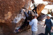 Bouldering in Hueco Tanks on 02/24/2019 with Blue Lizard Climbing and Yoga

Filename: SRM_20190224_1249180.jpg
Aperture: f/5.6
Shutter Speed: 1/320
Body: Canon EOS-1D Mark II
Lens: Canon EF 16-35mm f/2.8 L