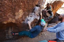 Bouldering in Hueco Tanks on 02/24/2019 with Blue Lizard Climbing and Yoga

Filename: SRM_20190224_1251050.jpg
Aperture: f/5.6
Shutter Speed: 1/320
Body: Canon EOS-1D Mark II
Lens: Canon EF 16-35mm f/2.8 L