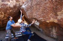 Bouldering in Hueco Tanks on 02/24/2019 with Blue Lizard Climbing and Yoga

Filename: SRM_20190224_1251410.jpg
Aperture: f/5.6
Shutter Speed: 1/200
Body: Canon EOS-1D Mark II
Lens: Canon EF 16-35mm f/2.8 L