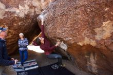 Bouldering in Hueco Tanks on 02/24/2019 with Blue Lizard Climbing and Yoga

Filename: SRM_20190224_1301000.jpg
Aperture: f/5.0
Shutter Speed: 1/320
Body: Canon EOS-1D Mark II
Lens: Canon EF 16-35mm f/2.8 L