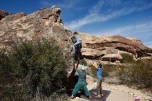 Bouldering in Hueco Tanks on 02/24/2019 with Blue Lizard Climbing and Yoga

Filename: SRM_20190224_1301130.jpg
Aperture: f/8.0
Shutter Speed: 1/640
Body: Canon EOS-1D Mark II
Lens: Canon EF 16-35mm f/2.8 L