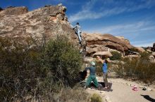 Bouldering in Hueco Tanks on 02/24/2019 with Blue Lizard Climbing and Yoga

Filename: SRM_20190224_1301220.jpg
Aperture: f/8.0
Shutter Speed: 1/640
Body: Canon EOS-1D Mark II
Lens: Canon EF 16-35mm f/2.8 L