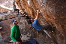 Bouldering in Hueco Tanks on 02/24/2019 with Blue Lizard Climbing and Yoga

Filename: SRM_20190224_1328540.jpg
Aperture: f/4.0
Shutter Speed: 1/500
Body: Canon EOS-1D Mark II
Lens: Canon EF 16-35mm f/2.8 L