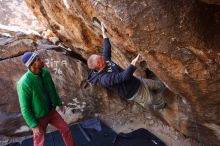 Bouldering in Hueco Tanks on 02/24/2019 with Blue Lizard Climbing and Yoga

Filename: SRM_20190224_1340310.jpg
Aperture: f/5.0
Shutter Speed: 1/250
Body: Canon EOS-1D Mark II
Lens: Canon EF 16-35mm f/2.8 L