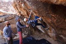 Bouldering in Hueco Tanks on 02/24/2019 with Blue Lizard Climbing and Yoga

Filename: SRM_20190224_1344090.jpg
Aperture: f/5.0
Shutter Speed: 1/250
Body: Canon EOS-1D Mark II
Lens: Canon EF 16-35mm f/2.8 L